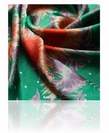 Шейный Платочек Женский SS.KV-SUNFLOW/TURQU